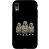 Cool 3 Hip Hop Trio Street Gold Chain Fu Custodia per iPhone XR Kiwi Bird Rap Old School Retro Streetwear anni '80 '90 Tre
