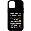 Whyitsme Design Custodia per iPhone 12/12 Pro Scherzo divertente per lavori a maglia, con pecore