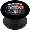 Washington U.S.A. 250th Anniversary by N USA 250° Anniversario Washington Pride PopSockets PopGrip Adesivo