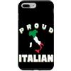 Proud Italian Heritage Clothing & Gifts Custodia per iPhone 7 Plus/8 Plus Bandiera Italia Patriottica Italia Uomini Donna Bambini Orgogliosi Italiano