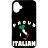 Proud Italian Heritage Clothing & Gifts Custodia per iPhone 16 Plus Bandiera Italia Patriottica Italia Uomini Donna Bambini Orgogliosi Italiano