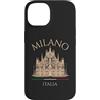 Italian Souvenir Cathedral Milan Italy D Custodia per iPhone 14 Milano Italia Cattedrale Architettura