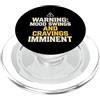 Pregnancy Cravings Club Donna incinta Avvertimento Sbalzi d'umore Voglie Gravidanza PopSockets PopGrip per MagSafe