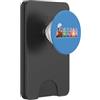 Dominus's Design Cartoon Steam Train STEAM Programma educativo Insegnante Studente PopSockets PopWallet per MagSafe