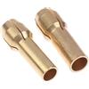 OZXJW 10 Pz/set 0.5mm-3.2mm Mini Mandrini Adattatore for Mandrino Micro Pinza In Ottone FAI DA TE Power Rotary Tool