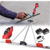 Generic Kit di strumenti di livellamento e finitura del calcestruzzo con vibratore elettrico e raschietto per costruzione e riparazione professionale
