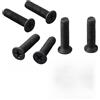 WheatThrive Set di 6 cacciaviti a filettatura inversa, adattatore per porta punte per trapano elettrico, kit di accessori per viti di fissaggio per utensili elettrici (M6 x 25 mm)