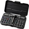 TOTITOM Set di cacciaviti magnetici 24 in 1, set di cacciaviti a cricchetto fai da te, cassetta degli attrezzi multifunzione con manico a cricchetto staccabile, kit portatile di riparazione di precisione per