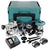 Makita DRT 50 rf1j x2 18 V batteria agli ioni di litio motore brushless multifunzione fresa, in Makpac con fresatura moduli + 2 X 3,0 batteria + caricatore