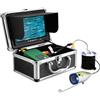 TRPLFGHZ Fotocamera da pesca, Telecamera subacquea for la pesca invernale da 30 m, fishfinder, 7 pollici, 1000 TVL, 15 LED bianchi + lampade IR for su ghiaccio/mare/fiume