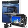 TRPLFGHZ Fotocamera da pesca, Fish Finder, videocamera subacquea for pesca, cavo da 15 m, monitor 4,3 pollici, impermeabile, LED a infrarossi for sul ghiaccio