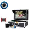 TRPLFGHZ Fotocamera da pesca, Telecamera subacquea for la pesca Fish Finder for Doppia lampada 10 pollici 15M 30M 50M 1000TVL for su ghiaccio/mare/fiume(30 LEDs 15M cable)