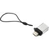 System-S Adattatore USB 3.1 tipo C maschio a 3.0 tipo A femmina passante in antracite