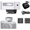 ZENIKO ZF08 - Mini flash Speedlite in alluminio, 5 livelli di potenza CCT 6500 K ± 200 K, 440 Full Power On per fotocamere DSLR (argento)