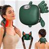 081 Store - Massaggiatore Cervicale per Collo e Spalle a Forma di Mano 4D, Terapia del Calore, Massaggio Profondo Elettrico Portatile per Alleviare Dolore Muscolare e Rigidità