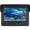 TRPLFGHZ Fotocamera da pesca, Kit videocamera subacquea da pesca 15 m, 4,3 pollici, 1000 TVL, 12 luci LED IR, video fish finder, telecamera for pesci