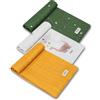 Lionelo Set 3 Pezzi Mussole per neonato 70x70 cm in cotone, bambù 100% naturale, Morbide, per Fasciatoio, odori resistenti