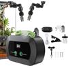Generico Umidificatore per rettili - Umidificatore automatico per terrario | Fogger portatile per rettili con ugello regolabile a 360 gradi, timer e funzione di spruzzo manuale per piante camaleonte serpente r