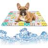 FOSDICK Tappetino Refrigerante per Cani Gatti e Criceti, 45x60cm Tappetino Rinfrescante per Gatti, Tappetini Refrigerante Seta di Ghiaccio Tappeto Autorinfrescante Pet Cooling Mat in Estate