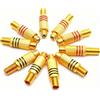 RUNCCI-YUN 10 Pezzi Jack RCA femmina,connettore a saldare RCA,Adattatore per Jack fono a placcate in oro,con molla,per dispositivi multimediali e CCTV