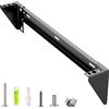 STANDOPIA Staffa Rack a Parete 1U da 19 Pollici - Montaggio Verticale e Sotto Scrivania, Supporto in Acciaio per Server, Switch di Rete, Patch Panel o Server, Portata fino a 55 kg, Kit di Montaggio Incluso