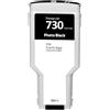 Hallosun Cartuccia d'inchiostro 300 ML HP 730 Nero Foto (P2V73A) compatibile con stampanti HP DesignJet T1600 T1700 T2600