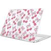 FINTIE Cover Compatibile con MacBook Neo 13 Pollici A3404 (A18 Pro Chip, 2026) -Ultra Sottile Trasparente Custodia Rigida Protettivo Guscio Rigido Case per MacBook Neo 13, Ciliegia Fiocco