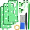 iStable Adesivo Cover Posteriore Compatibile con Samsung Galaxy S9 Nastro di Ricambio Pre-Tagliato per Sportello Batteria, Kit Colla Biadesiva SM-G960F/DS (Confezione da 3)