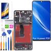 HLYGZX Display Schermo per Huawei P30 ELE-L29 ELE-L09 TFT Nero con Cornice | Senza Impronte Digitali，con kit di riparazione，TFT LCD，HD Display，Sostituire lo schermo,per Modello:ELE-AL00 ELE-TL00
