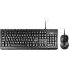 adj Tastiera Multimediale e Mouse Cablati USB ADJ Pure Evo KT108 Set, Layout Italiano QWERTY, per PC/Laptop/Notebook Windows, Cavo di 1.5 Metri, 113 Tasti, Ergonomico, Mouse 6D Ergonomico 3600DPI, Nero