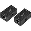 Zerone 2 pz RJ45 10 m/100MBP modulo di alimentazione POE passivo iniettore PoE Ethernet adattatore iniettore Autoranging interruttore Wall Plug Gigabit splitter adattatore con 2.1 mm x 5.5 mm DC connettore