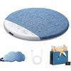 Drbrrly Pillow Speaker Bluetooth, Disco Sonoro da Cuscino, Mini Cassa Bluetooth Portatile, Speaker Bluetooth con Rumori Bianchi & Timer, Privato Cuffie per Dormire Per chi dorme di lato (A)