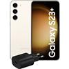Samsung Galaxy S23+, Caricatore incluso, Smartphone Android, Display 6.6'' Dynamic AMOLED 2X, Fotocamera 50MP, RAM 8GB, 512 GB, 4.700 mAh, Cream [Versione italiana]