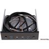 sporful Hub per pannello frontale USB 3.0 con staffa di espansione a 2 porte con HD-Audio e pulsante di accensione per PC desktop
