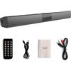 iFutniew BS-28B Soundbar Altoparlante Bluetooth Lungo Stereo Home Theater Suono Multifunzionale Desktop Altoparlante portatile senza fili Plastica