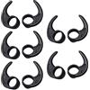 Maxtonser 5 paia di ganci in silicone per cuffie in-ear sportive, alette W-ings adattatori auricolario per cuffie in-ear e canali