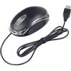 Genérico Mouse con cavo per computer, sensore ottico da 1000 DPI, cavo USB 2.0 da 1,2 m, design ergonomico con mini impugnatura, materiale ABS resistente, rotella di scorrimento meccanica di piccola coppia