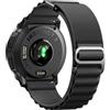 NotoCity Cinturino per Garmin Instinct/Instinct 2/3 Solar 45mm, 22mm Nylon Cinturino per Garmin Instinct Tactical/Crossover/2 Camo/3 AMOLED/Solar Tactical/E 45mm, Gancio a G Regolabile(Nero)