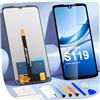 ARSSLY Display LCD per Doogee S119 Schermo LCD per Doogee S119 Schermo di Ricambio Digitalizer Touchscreen Assembly con Riparazione, Nero