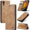 Azororo Cover per Samsung Galaxy Xcover 7 5G, Premium PU Pelle Custodia, Magnetica Carta Fessura Portafoglio Case, Flip Cavalletto Custodia per Samsung Galaxy Xcover 7 - Marrone