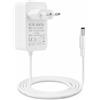 Powice Alimentatore di rete da 12 V, 3 A, compatibile con AVM Fritz!Box 7690, 7490, 7430, 7390, 6690, 7590, 7560, 7540, 7530, 7510, 6490, 5590, 5530, router WLAN e Telekom Speedport Smart. 2 m, bianco