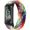 PKQTOP Cinturino di ricambio per Fitbit Charge 6, cinturino sportivo, cinturino in nylon per Fitbit Charge 5
