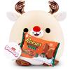 Snackles Peluche Natalizio Snackle Super Sized, 35 cm, (Reindeer, Reese's Peanut Butter Trees)