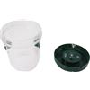 Riuulity Confezione da 2 Trappole Solari per Vespe e Api Cattura Calabroni Giacca Gialla Killer con Luce LED per Giardini Esterni Fattorie Insetti Volanti (GREEN)