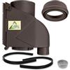 AMUR Filtro per Acqua PIOVANA Filtro Pioggia Filtro PLUVIALE T50 Filtro GRONDAIA Installazione Universale in Tubo da 75-110mm Il Filtro per grondaia con Una delle Migliori efficenze di filtraggio