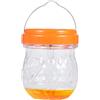 Generic Trappole per per esterni, cattura calabroni a energia solare, impermeabile, riutilizzabile, giallo per patio, cortile, capannone, fattoria, interni ed esterni
