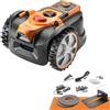 LawnMaster OcuMow® AMB16i-500 Tagliaerba Robot con navigazione tramite telecamera, App e stazione di ricarica. Ricarica automatica. Senza cavo perimetrale. Controllo LCD. Drop & Mow per più prati