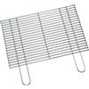 FLAMMBURO Griglia rettangolare 67 x 40 cm, disponibile in diverse misure, in acciaio cromato, spessore barretta: 4,8 mm, griglia per barbecue, griglia (67 x 40 cm)