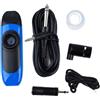 VBESTLIFE Kazoo Elettrico, Set Kazoo Portatile Professionale in Lega di Alluminio da 11 Cm con Pickup per Prestazioni (Blu)