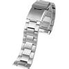 ROUREOX 22MM Cinturino Orologio Sostituzione Metallo, Interfaccia Specializzata, Uomini Braccialetto Distribuzione Acciaio Inossidabile per Seiko PROSPEX Turtle SRPA21J1/SRPE99K1-Argento 3-Bead 22MM